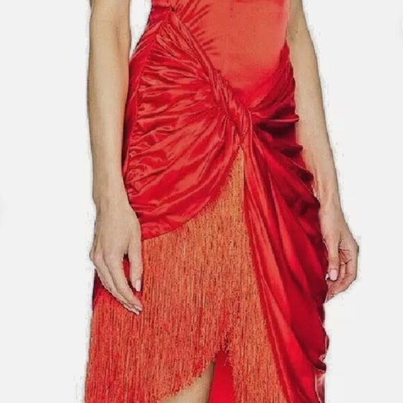 Brand New For Love & Lemons Anisa Asymmetrical Dress - Picture 14 of 16